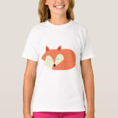 Sleepy Red Fox T-shirt (Voorkant)