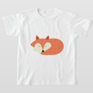 Sleepy Red Fox T-shirt