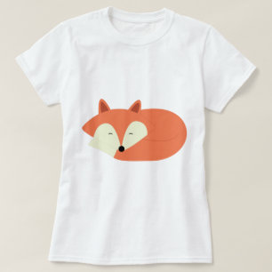 Sleepy Red Fox T-shirt