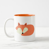 Sleepy Red Fox Tweekleurige Koffiemok (Links)