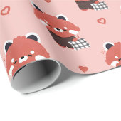 Sleepy Red Panda Cadeaupapier (Rol Hoek)
