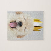 Sleepy Royal Puppy met Crown Legpuzzel (Horizontaal)