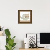 Sleepy Safari Elephant Wall Art Poster (Thuiskantoor)
