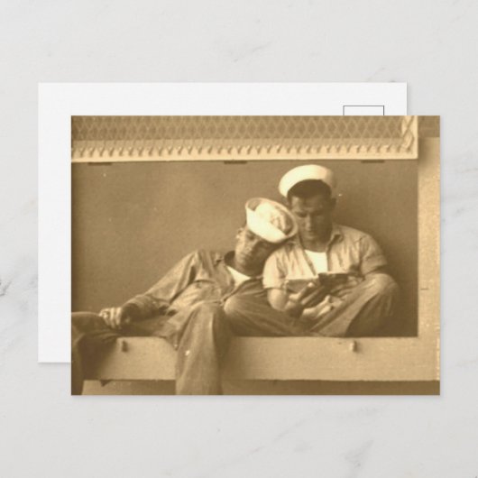 Sleepy Sailor Briefkaart (Voorkant / Achterkant)