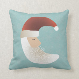 Sleepy Santa Half Moon Christmas Bendel Kussen