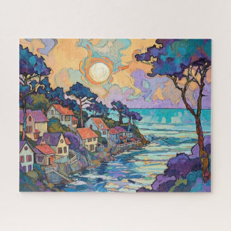 Sleepy Seaside Town Legpuzzel