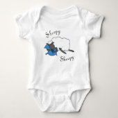 Sleepy Sheepy Baby Bodysuit (Voorkant)