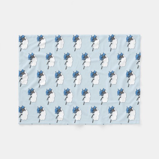 Sleepy Sheepy Fleece Blanket (Voorkant (Horizontaal))
