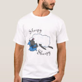 Sleepy Sheepy Mannen Shirt (Voorkant)