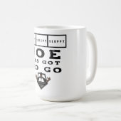 Sleepy slordig Joe moet weg Koffiemok (Voorkant rechts)