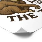 Sleepy Sloth Funny Poster (Hoek)