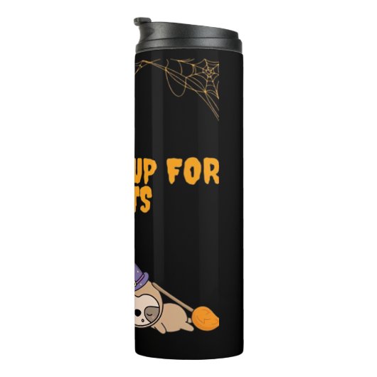 Sleepy sloth ready for Halloween treats! Classic T Thermosbeker (Geroteerd rechts)