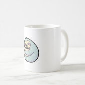 Sleepy Sloth with Coffee – Cute Cozy Illustration Koffiemok (Voorkant rechts)