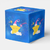 Sleepy Stars Blue Starry Sky Bedankdoosjes (Achterkant)