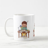 Sleepy Studying Child Mug – Children’s Day Mug Koffiemok (Links)