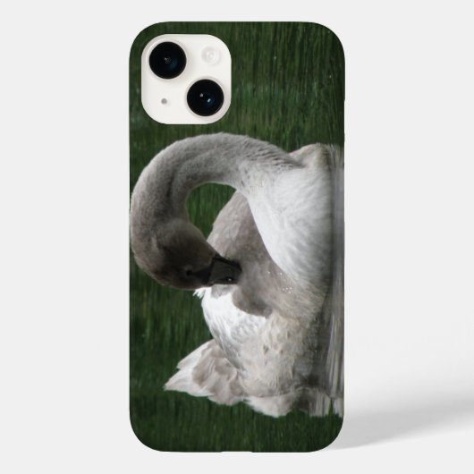 Sleepy Swan Case-Mate iPhone Case (Achterkant)