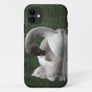 Sleepy Swan iPhone Case