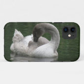 Sleepy Swan iPhone Case (Achterkant (horizontaal))