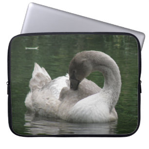 Sleepy Swan-laptophoes Laptop Sleeve