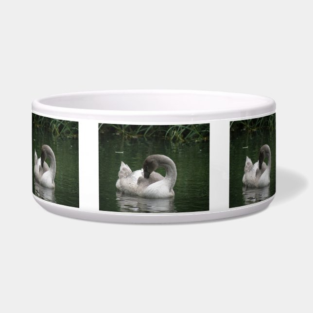 Sleepy Swan Pet Bowl Voerbakje (Voorkant)