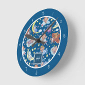 Sleepy Teddy Bears Dreaming van vliegende vliegtui Ronde Klok (Hoek)