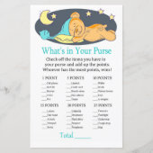 Sleepy teddy beer Wat zit er in je handtas? (Voorkant)