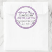 Sleepy Time Bath Salt Labels Custom (Tas)