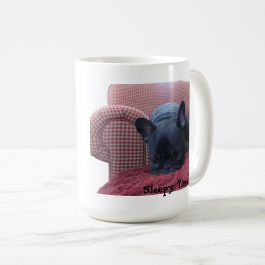 Sleepy Time French Bulldog Mok (Voorkant rechts)