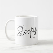 Sleepy Typografie Koffiemok (Links)