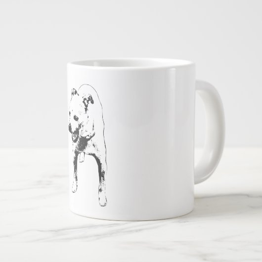 Sleepy Yawn in Harvest Glow Grote Koffiekop (Voorkant rechts)