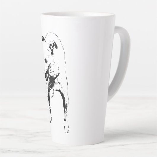 Sleepy Yawn in Harvest Glow Latte Mok (Rechterhoek)