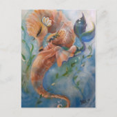 Sleepy Zee Horse Briefkaart (Voorkant)