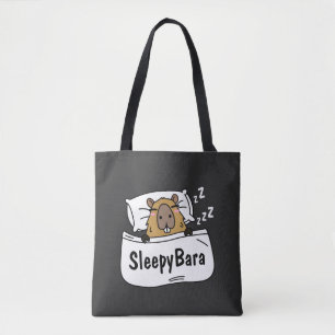 Sleepybara-knaagdieren Tote Bag