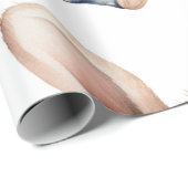 Sleepyhead Waterverf Bunny Baby shower Pattern Cadeaupapier (Rol Hoek)