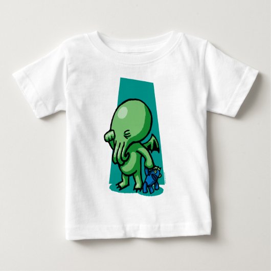 Sleepytime Cthulhu Baby T-shirt (Voorkant)