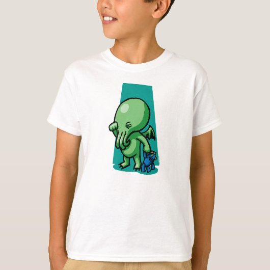 Sleepytime Cthulhu Kinder T-Shirt (Voorkant)