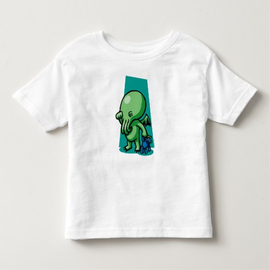 Sleepytime Cthulhu Toddler T-Shirt (Voorkant)