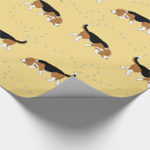 Sleepytown Beagles Wrapping Paper (Geel BG) Cadeaupapier (Hoek)
