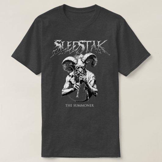 Sleestak De Summoner Heavy Doom Stoner Metal T-shirt (Design voorkant)