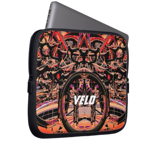 Sleeve abstracte fietsen (Voorkant Rechts)