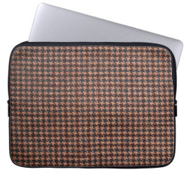 Sleeve: Bruine tweed fabric Laptop Sleeve