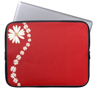Sleeve op rode laptop