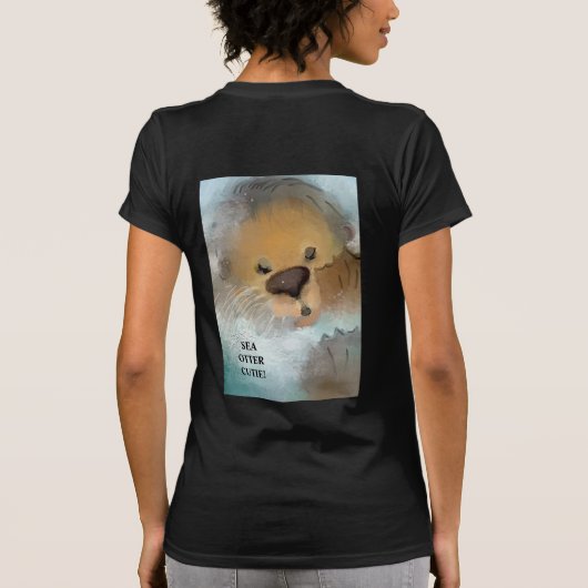 Sleeve Raglan T-Shirt, voor dames: Bella+Canvas 3/ T-shirt (Achterkant)