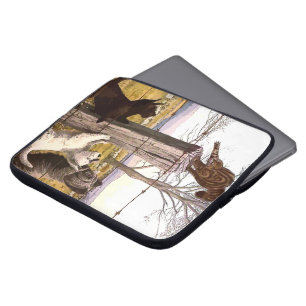 Sleeve  terriers & Bobcat-laptop