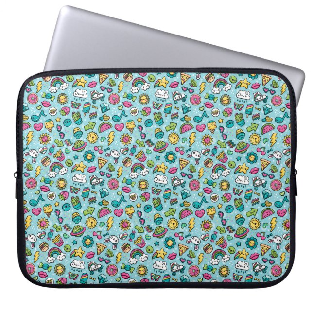 Sleeve van de elektronica van Cute Doodles (Voorkant)