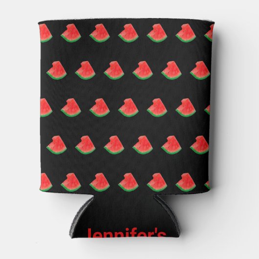 Sleeve van de Koelbox van Cute Watermelon Blikjeskoeler (Voorkant)