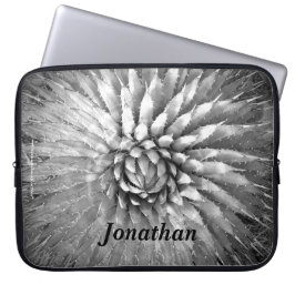 Sleeve voor laptopcomputer — zwarte & witte pieken