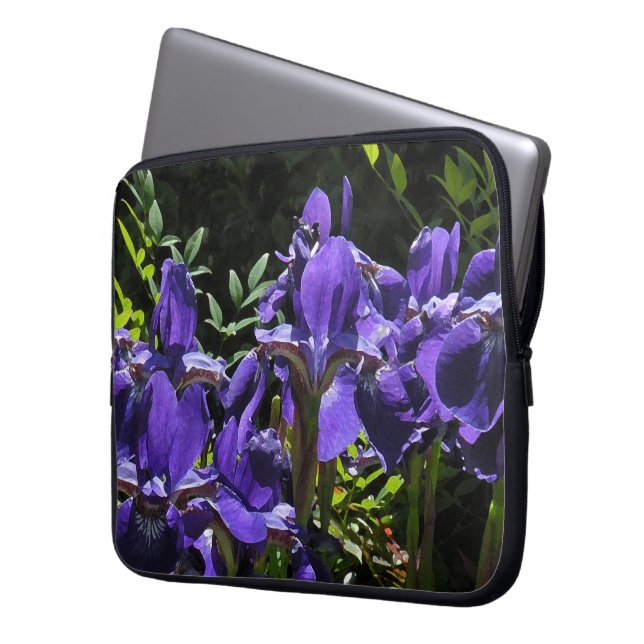 Sleeve voor lavender Iris-laptopreizen (Voorkant Links)