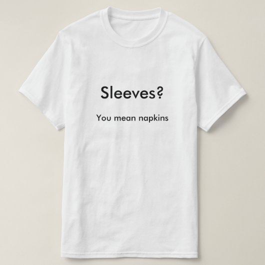 sleeves zijn luiers t-shirt (Design voorkant)