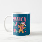 Sleigh 67 Gingerbread Christmas Six Seven Meme Vir Koffiemok (Links)